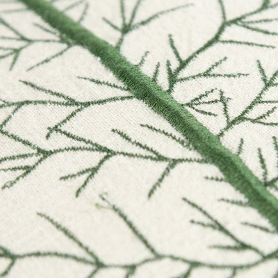 18"x18" Poly Filled Tree Square Throw Pillow Green - Rizzy Home 2 18"x18" Poly Filled Tree Square Throw Pillow Green - Rizzy Home - Image 2