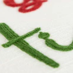 20"x20" Oversize 'Don't Get Your Tinsel...' Square Throw Pillow Cover - Rizzy Home