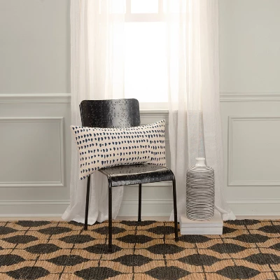 14"x26" Oversized Animal Skin Lumbar Throw Pillow Cover - Rizzy Home 4 14"x26" Oversized Animal Skin Lumbar Throw Pillow Cover - Rizzy Home - Image 4