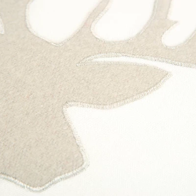 20"x20" Oversize Deer Head Square Throw Pillow Cover Light Beige - Rizzy Home 3 20"x20" Oversize Deer Head Square Throw Pillow Cover Light Beige - Rizzy Home - Image 3