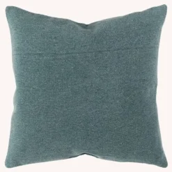22"x22" Oversize Square Throw Pillow Cover Teal - Rizzy Home