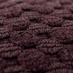 20"x20" Oversize Solid Striped Square Throw Pillow Cover Wine Red - Rizzy Home