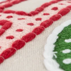 18"x18" Poly Filled 'Ho' Square Throw Pillow - Rizzy Home