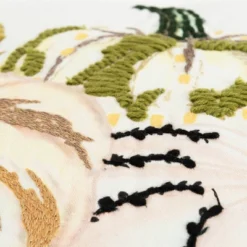 20"x20" Pumpkins Square Throw Pillow Cover Green/Ivory - Rizzy Home -Online Home Decor GUEST 26b54a26 50d7 4d93 87b6 7ef5ddcb7a50