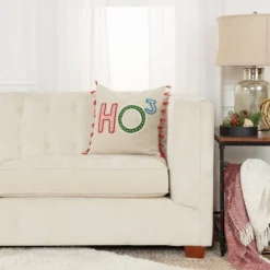18"x18" Poly Filled 'Ho' Square Throw Pillow - Rizzy Home 7 18"x18" Poly Filled 'Ho' Square Throw Pillow - Rizzy Home -Online Home Decor GUEST 2aad914f efba 45d0 b492 5cc5395c3e22