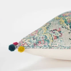 20"x20" Oversize Medallion Square Throw Pillow Cover - Rizzy Home -Online Home Decor GUEST 2e4c1075 ee6e 4cc2 b70b 38e6b4b0c2ee