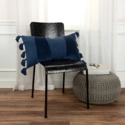 14"x26" Oversized Geometric Lumbar Throw Pillow Cover - Rizzy Home -Online Home Decor GUEST 33898105 ea78 4ee8 bb05 bbc28f530810