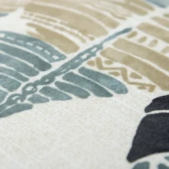 22"x22" Oversize Poly-Filled Leaf Pattern Botanical Indoor/Outdoor Square Throw Pillow - Rizzy Home