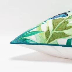 20"x20" Oversize Tropical Butterflies Poly Filled Square Throw Pillow - Rizzy Home: Sofa Accent, Indoor Canvas Fabric, Hidden Zipper -Online Home Decor GUEST 35b67acc f1b3 4956 85d9 d3a363f398a5