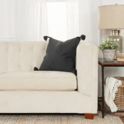 20"x20" Oversize Abstract Square Throw Pillow Cover - Rizzy Home -Online Home Decor GUEST 3c423154 902e 4149 934b 0069266bf2c0