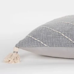 18"x18" Poly Filled Diamond Square Throw Pillow Gray - Rizzy Home 6 18"x18" Poly Filled Diamond Square Throw Pillow Gray - Rizzy Home -Online Home Decor GUEST 40bcef85 deef 4542 9a6d 85a50b3cc6c8