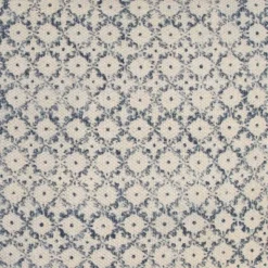 22"x22" Oversized Ditsy Poly Filled Square Throw Pillow Blue - Rizzy Home