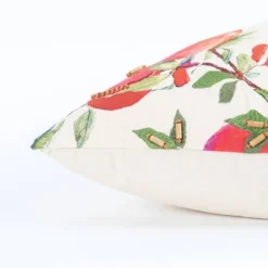 20"x20" Oversize Botanical Pomegranate Square Throw Pillow Cover - Rizzy Home -Online Home Decor GUEST 54c7c6d5 34bb 4739 9316 feaffdb1eb9b