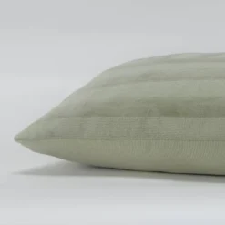 14"x26" Oversized Solid Striped Poly Filled Lumbar Throw Pillow Green - Rizzy Home -Online Home Decor GUEST 55f578e6 d1ee 42db afc5 8946a6e01376