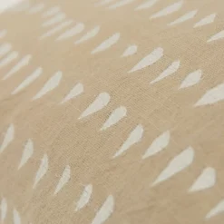 14"x26" Oversized Animal Skin Lumbar Throw Pillow Cover Ivory - Rizzy Home