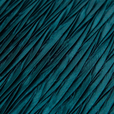 18"x18" Detailed Solid Textured Square Throw Pillow Blue - Rizzy Home 2 18"x18" Detailed Solid Textured Square Throw Pillow Blue - Rizzy Home - Image 2