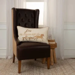 14"x26" Oversized 'Live Like Someone…' Lumbar Throw Pillow Cover Ivory - Rizzy Home -Online Home Decor GUEST 5d697eaf 92f6 4c53 8b1b 817e9df6e3f5