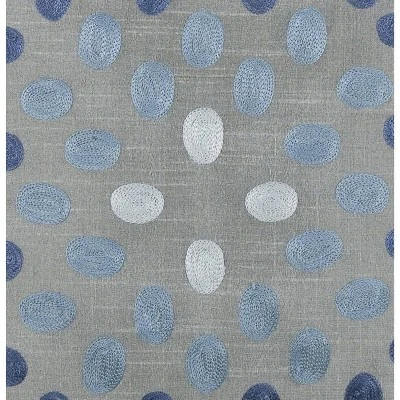 18"x18" Dots Square Throw Pillow Cover Blue - Rizzy Home 2 18"x18" Dots Square Throw Pillow Cover Blue - Rizzy Home - Image 2