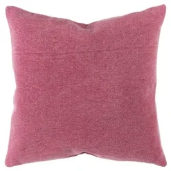 22"x22" Oversize Square Throw Pillow Cover Berry - Rizzy Home