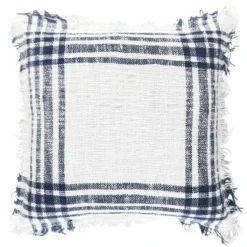 18"x18" Poly Filled Plaid Square Throw Pillow - Rizzy Home 11 18"x18" Poly Filled Plaid Square Throw Pillow - Rizzy Home -Online Home Decor GUEST 68bdde2d d721 455b b04f b8b4dd0bbb24