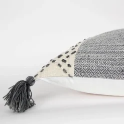 20"x20" Oversize Poly Filled Color Block Square Throw Pillow - Rizzy Home -Online Home Decor GUEST 6c9db33c bfdf 4528 9159 4a1006b3cc5b