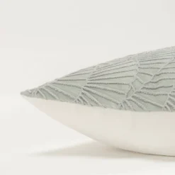 20"x20" Oversize Fan Square Throw Pillow Cover Silver - Rizzy Home -Online Home Decor GUEST 6cca293a 0c1c 40a0 a79f b28ffe22dd58