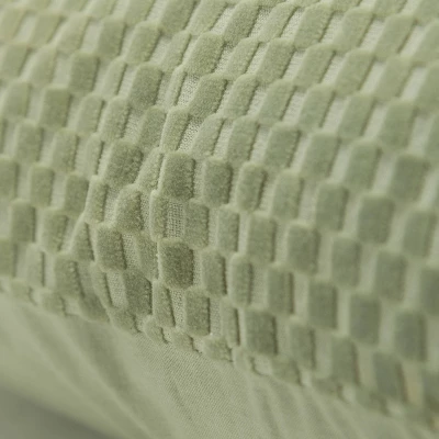 20"x20" Oversize Solid Square Throw Pillow Cover Green - Rizzy Home 2 20"x20" Oversize Solid Square Throw Pillow Cover Green - Rizzy Home - Image 2