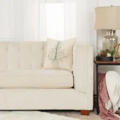 18"x18" Poly Filled Tree Square Throw Pillow Green - Rizzy Home 7 18"x18" Poly Filled Tree Square Throw Pillow Green - Rizzy Home -Online Home Decor GUEST 7793f6a4 c824 4f62 9480 f04119b4d579