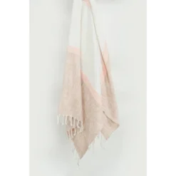 50"x60" Color Block With Striped Throw Blanket - Rizzy Home -Online Home Decor GUEST 7ac636f5 f014 4abd b50f fe69e46fd9ef