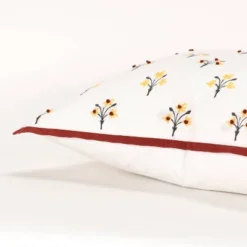 20"x20" Oversize Vintage Square Throw Pillow Cover Off-White - Rizzy Home -Online Home Decor GUEST 8b0508d6 ac26 42a8 92e3 79fed0ea2159 1