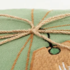 14"x26" Oversized Holiday Icon Lumbar Throw Pillow Cover Green - Rizzy Home