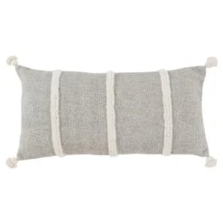 14"x26" Oversized Farmhouse Craft Lumbar Throw Pillow - Rizzy Home -Online Home Decor GUEST 92b013c2 1d74 4384 b4b1 ffa626b89785