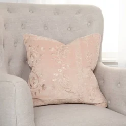 20"x20" Oversize Poly Filled Solid Square Throw Pillow Cover Blush - Rizzy Home 7 20"x20" Oversize Poly Filled Solid Square Throw Pillow Cover Blush - Rizzy Home -Online Home Decor GUEST 96f780aa 4087 4d72 b607 658a077dd00d