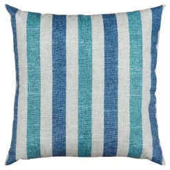 22"x22" Oversize Poly-Filled Striped Indoor/Outdoor Square Throw Pillow - Rizzy Home -Online Home Decor GUEST 9a31e233 70c5 4319 85df 1a0085b70050
