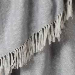 50"x60" Herringbone Throw Blanket - Rizzy Home