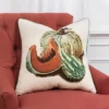 20"x20" Oversize Gourds Poly Filled Square Throw Pillow Green - Rizzy Home