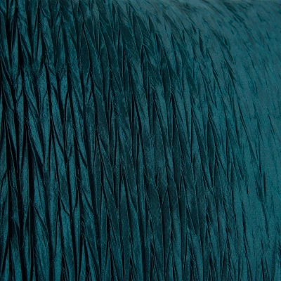 18"x18" Detailed Solid Textured Square Throw Pillow Blue - Rizzy Home 3 18"x18" Detailed Solid Textured Square Throw Pillow Blue - Rizzy Home - Image 3