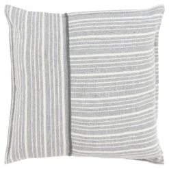 20"x20" Oversize Striped Poly Filled Square Throw Pillow - Rizzy Home -Online Home Decor GUEST a65427a5 e724 45bc 8be3 014305116996