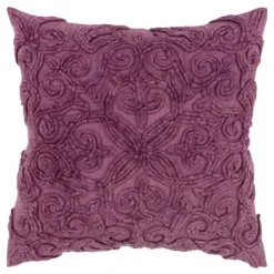 20"x20" Oversize Swirls Polyester Filled Square Throw Pillow - Rizzy Home -Online Home Decor GUEST a76780c5 e7ac 444c 98b8 193a8b41cd17