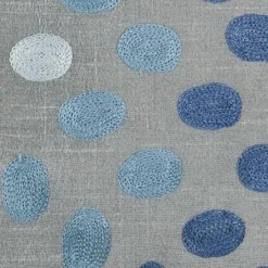 18"x18" Dots Poly Filled Square Throw Pillow Blue - Rizzy Home