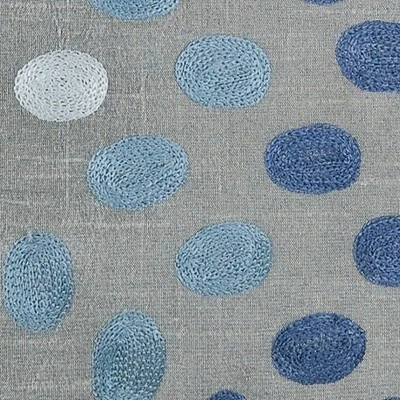 18"x18" Dots Poly Filled Square Throw Pillow Blue - Rizzy Home 1 18"x18" Dots Poly Filled Square Throw Pillow Blue - Rizzy Home