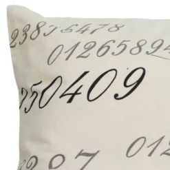 20"x20" Oversize Compass Direction Poly Filled Square Throw Pillow - Rizzy Home: Nautical Coastal Decor, Indoor Canvas