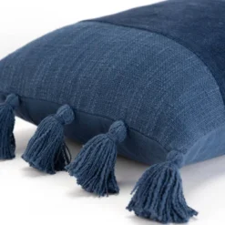 14"x26" Oversized Geometric Lumbar Throw Pillow Cover - Rizzy Home