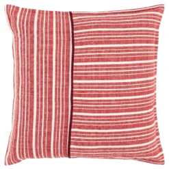 20"x20" Oversize Striped Poly Filled Square Throw Pillow - Rizzy Home -Online Home Decor GUEST b083d74c 3444 446e bfe5 9ad72a8913d1