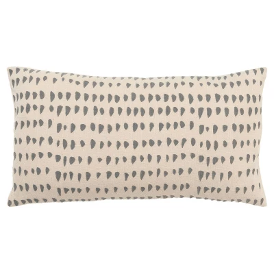 14"x26" Oversized Animal Skin Lumbar Throw Pillow Cover - Rizzy Home 8 14"x26" Oversized Animal Skin Lumbar Throw Pillow Cover - Rizzy Home - Image 8