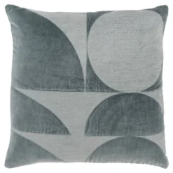20"x20" Oversize Geometric Square Throw Pillow Cover - Rizzy Home -Online Home Decor GUEST b2162392 1159 4b6f 81b5 f7d7ec6999d1