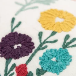 14"x26" Oversized Floral Lumbar Throw Pillow Cover Red - Rizzy Home