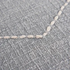 18"x18" Poly Filled Diamond Square Throw Pillow Gray - Rizzy Home