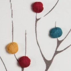 20"x20" Oversize Abstract Square Throw Pillow Cover Ivory - Rizzy Home