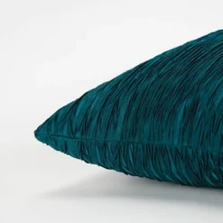 18"x18" Detailed Solid Textured Square Throw Pillow Blue - Rizzy Home 8 18"x18" Detailed Solid Textured Square Throw Pillow Blue - Rizzy Home -Online Home Decor GUEST c76a9c98 29c1 400d b4d8 8075e2431aa1